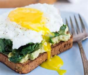 egg on toast avo kale